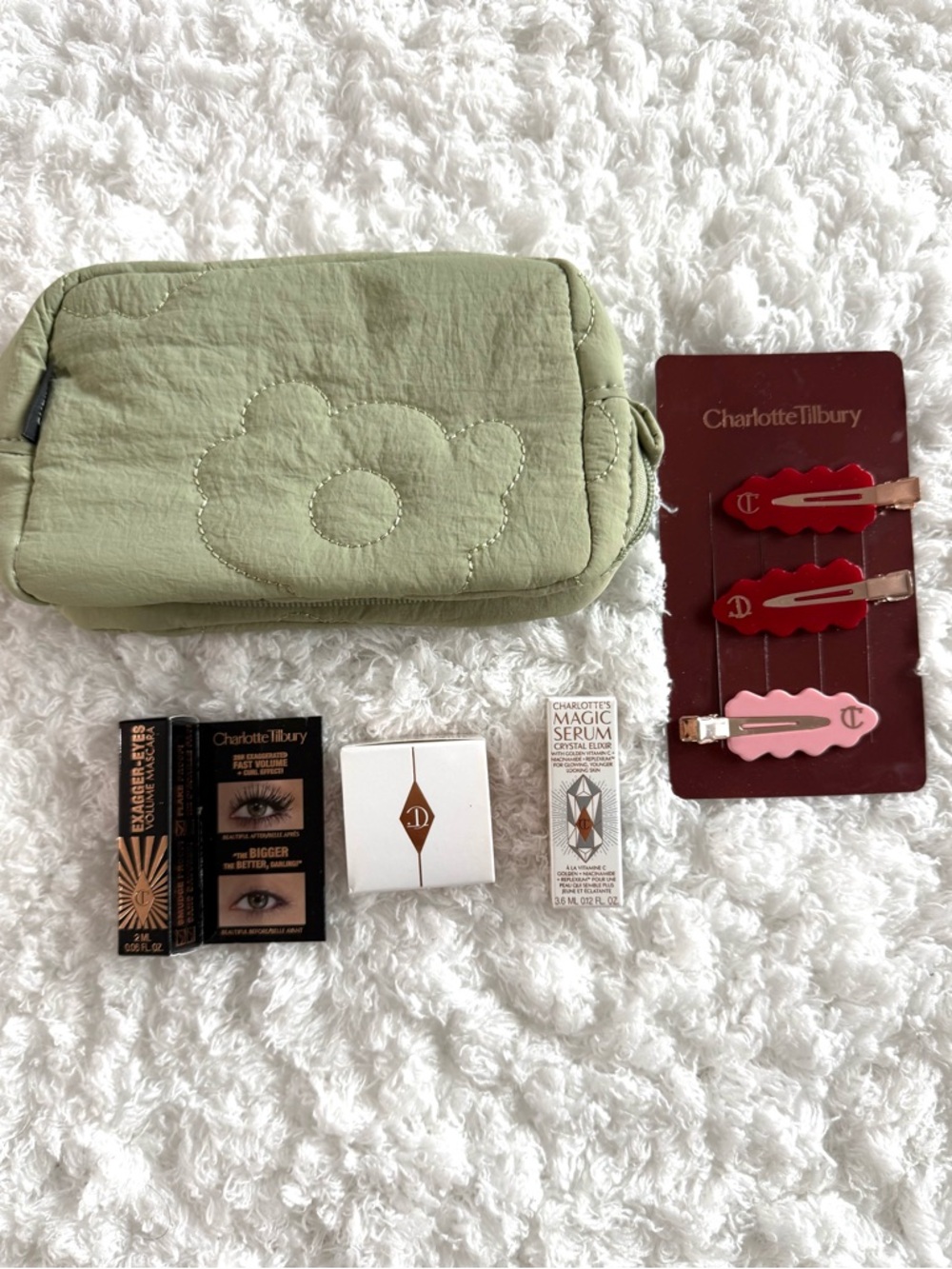 Charlotte Tilbury Cosmetic Set + Shein Pouch